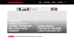 Desktop Screenshot of metrotainment.net